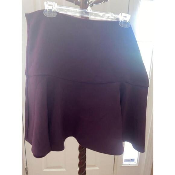 Women's LOFT Purple Skater Skirt Size 16 - Picture 1 of 4